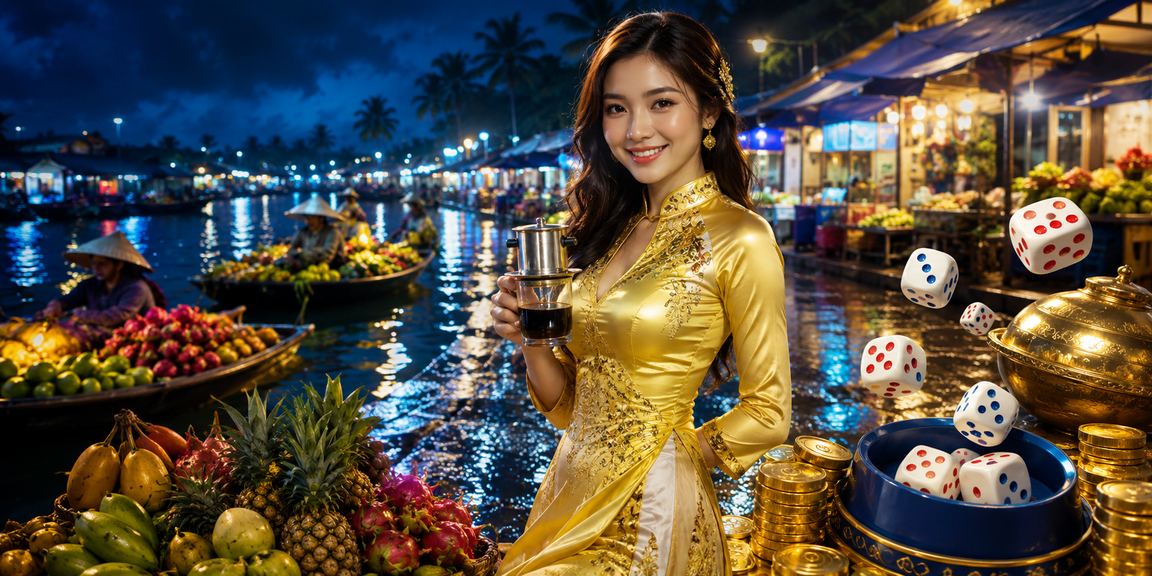 Không khí sôi động tại một điểm giải trí casino Việt Nam, người chơi trên tay cầm điện thoại xem kèo